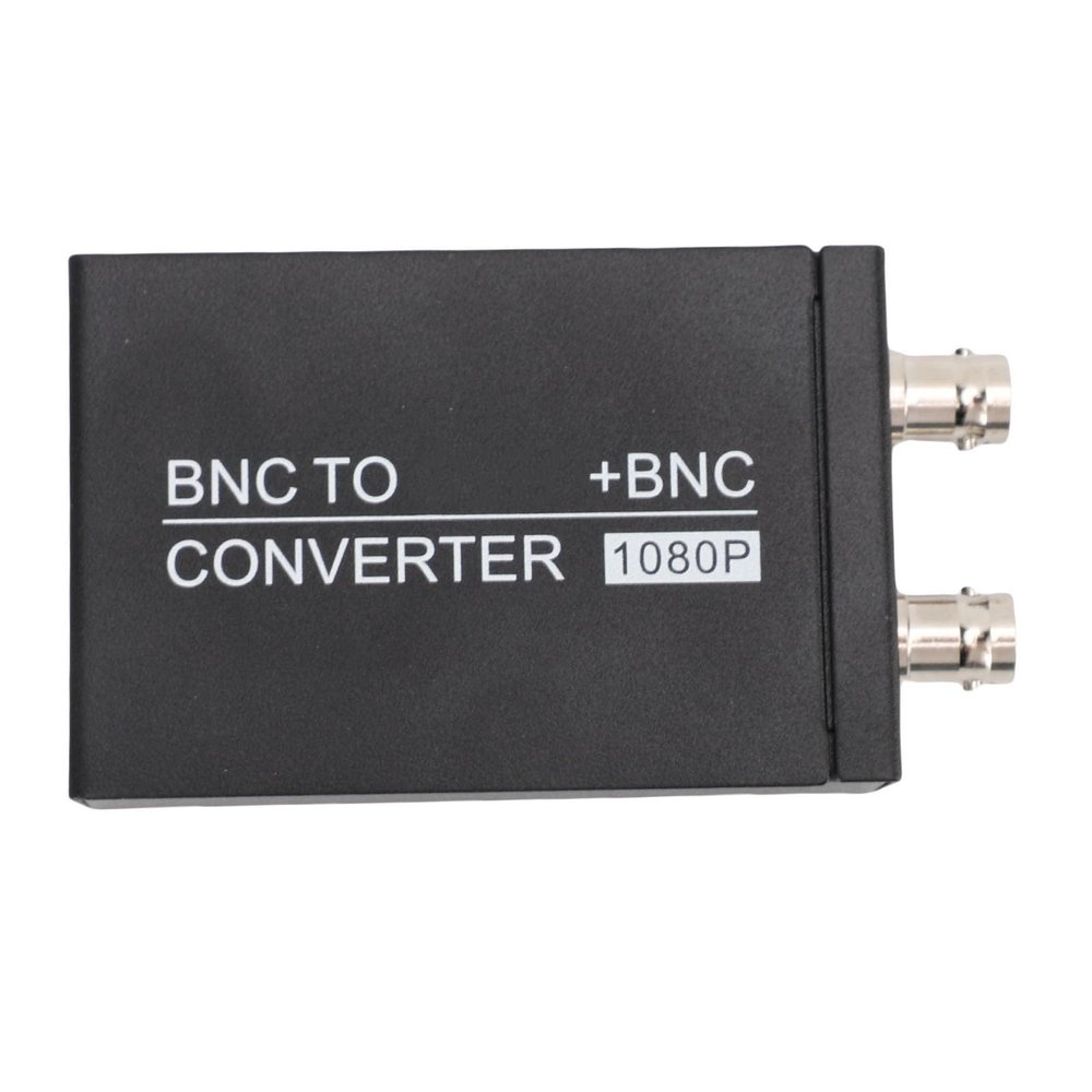 Zunate BNC to HDMI Converter Adapter Supports 1080P HD Output with Audio, Metal Housing Signal Converter for CCTV Camera DVR Monitor TV Display Projector System