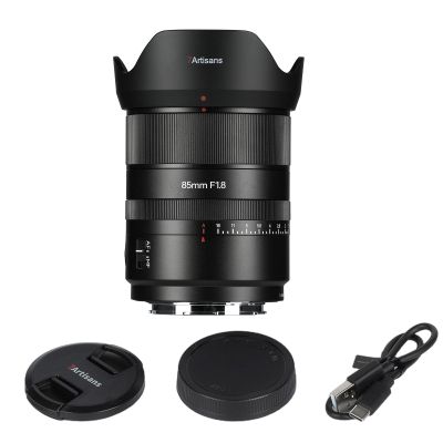 7artisans AF 85mm F1.8 Camera Lens Supports Eye/Face Tracking Large Aperture L Mount Auto Lens Compatible with Sigma FP/Panasonic S/Leica SL Mount Mirrorless Camera(Black)