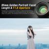 7artisans AF 85mm F1.8 Camera Lens Supports Eye/Face Tracking Large Aperture L Mount Auto Lens Compatible with Sigma FP/Panasonic S/Leica SL Mount Mirrorless Camera(Black) view 3