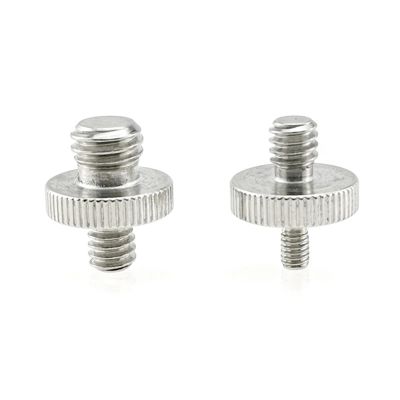 BMXIJW 1/4" Male to 3/8" Male Threaded Adapter Double Male Screw Adapter Tripod Screw Adapter Double Head Stud Converter Metal Camera(1/4 to 1/4)