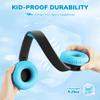 iClever BTH22 Kids Bluetooth Headphones 2 Pack, 60H Play Time, 74/85 dBA Safe Volume, Bluetooth 5.4, USB C, Over Ear Kids Headphones Wireless AUX Cord for iPad/Tablet/Travel/School, Black & Magenta view 4