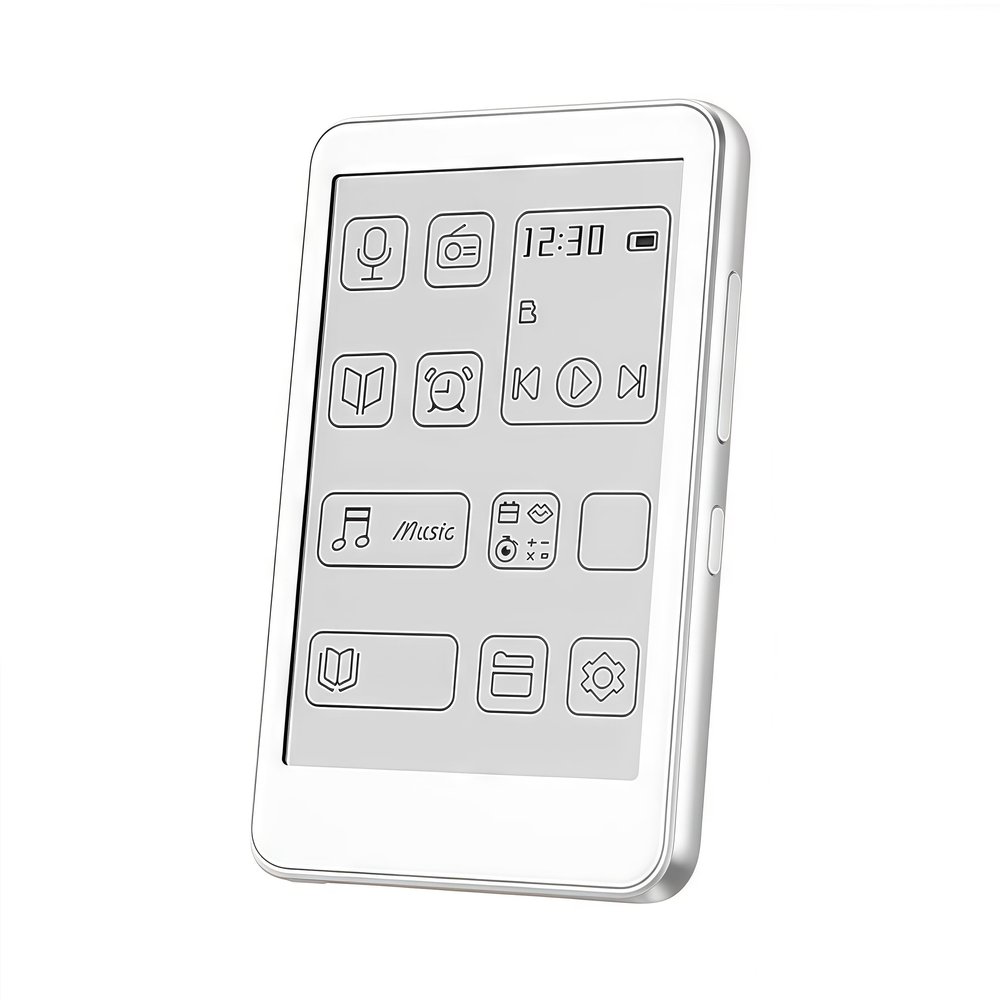 MP3 Player, 2.7 Ink Screen Mp3 & Mp4 Music Player with Speaker, Portable HiFi Sound Quality Music Player, Electronic Book, Eye Caring Design, for Home Outdoor Travel
