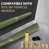 50 Cal Bullet Antenna Green Bullet Antenna Truck Car Antenna Replacement for Silverado 1500 Ford F150 F250 F350 Dodge Ram 1500 GMC Sierra 1500 Ranger Jeep Short Replacement Antena (Green) view 3