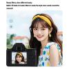 48MP 2K Digital Camera, Portable Compact Point and Shoot Camera, with 16X Digital Zoom, 2 inch Screen, for Teens Adults Travel (Black) view 3