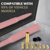 50 Cal Bullet Antenna Pink Bullet Antenna Truck Car Antenna Replacement for Silverado 1500 Ford F150 F250 F350 Dodge Ram 1500 GMC Sierra 1500 Ranger Jeep Short Replacement Antena (Pink) view 3