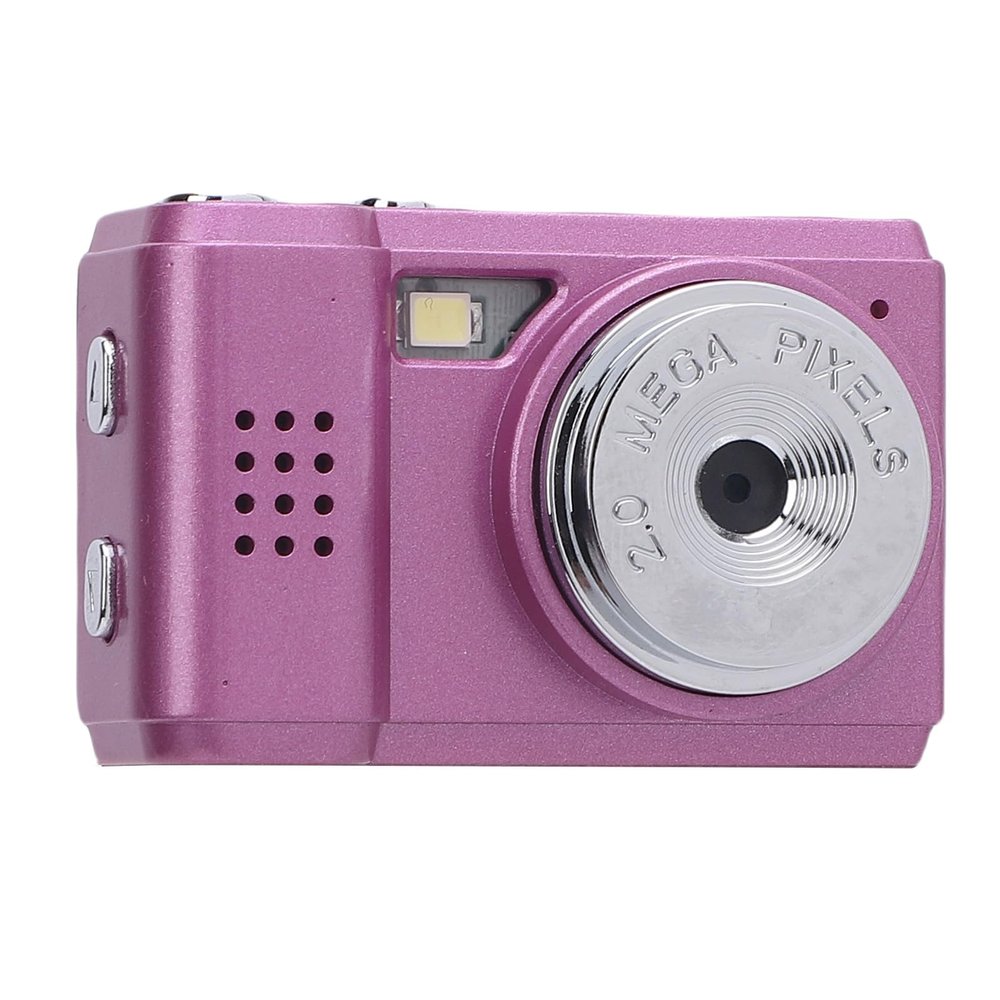 1080P Digital Camera, 2MP Small Video Camera, Rear and Front Cameras for Photography and Video, Autofocus & Anti Shake, Compact Travel Vlog Camara for Teens Students