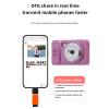 1080P Digital Camera, 2MP Small Video Camera, Rear and Front Cameras for Photography and Video, Autofocus & Anti Shake, Compact Travel Vlog Camara for Teens Students view 3