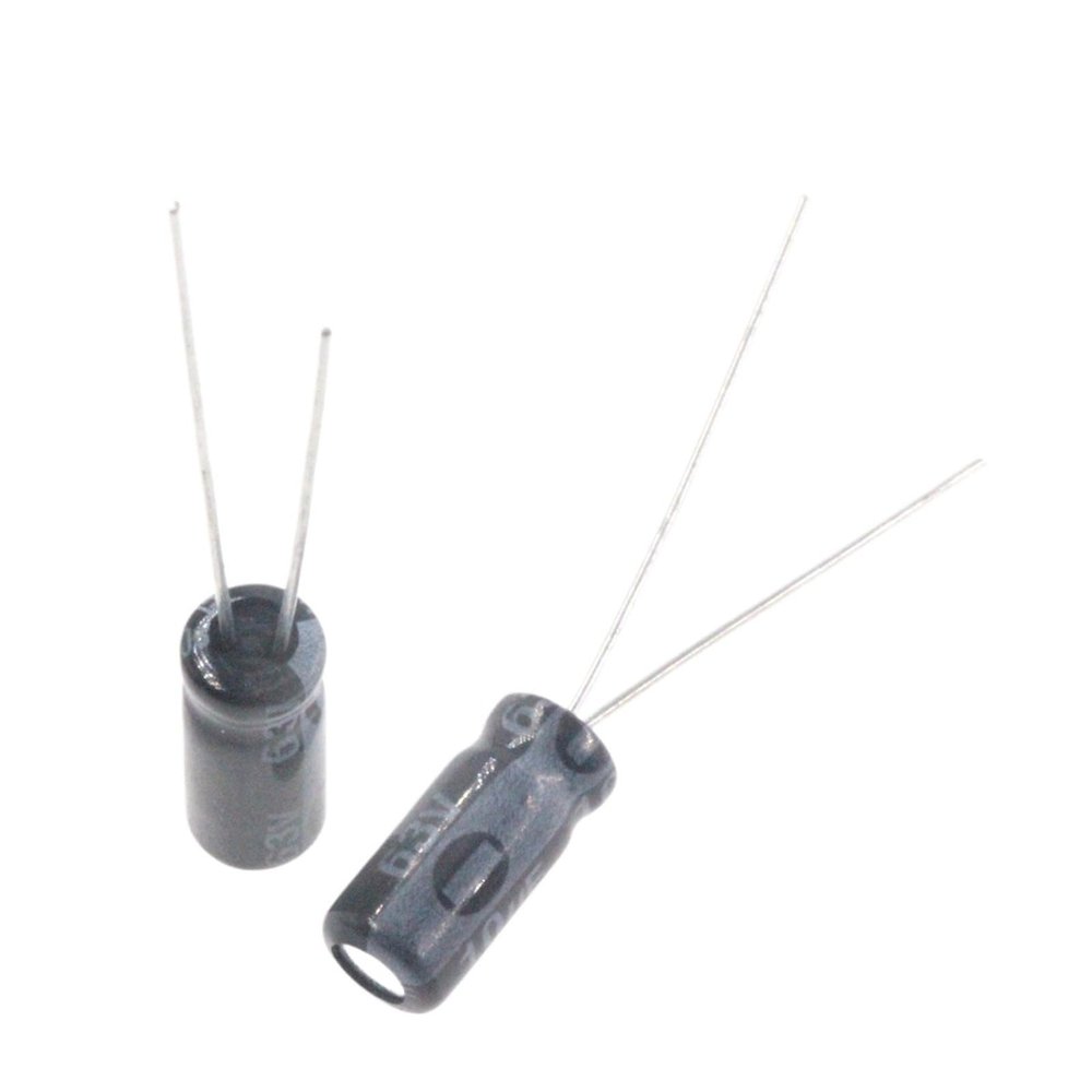100pcs 10uF 63V 10MFD 63Volt Aluminum Electrolytic Capacitor 5 * 11mm Radial