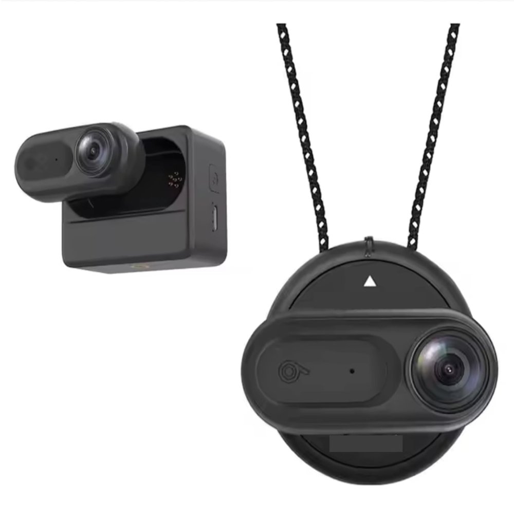 Tirol Waterproof HD Body Camera with Magnetic Lanyard, USB Rechargeable Camcorder  Lightweight Wearable Sports Cam for Cycling, Traveling and Pet Walks