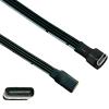 FeiYeup Flat USB C Charging Cable Type C Male to Female 18W Charging Extension Cable 480mbps High Speed Transmission Adapter view 1