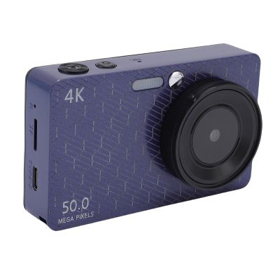 4K Digital Camera for Photography - 50MP Vlogging Cameras for - 2.8in Screen HD Autofocus Video Cameras with 16X Zoom - Compact Travel Vlog Camara for Teens Students (Blue)