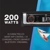 Dual Electronics MXD140B Marine Radio | AM/FM Stereo Receiver | 8-Character LCD | Single DIN | Boat Radio with Built-in Bluetooth | USB Port with 2.1 A Charging | Black view 3