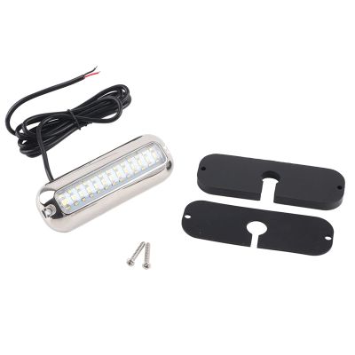 Brilluxa Transom Light, Underwater Boat Lamp and Pontoon LED Light 5.2W 39LEDs, IP68 Underwater Fishing Light for Marine Use (Blue)