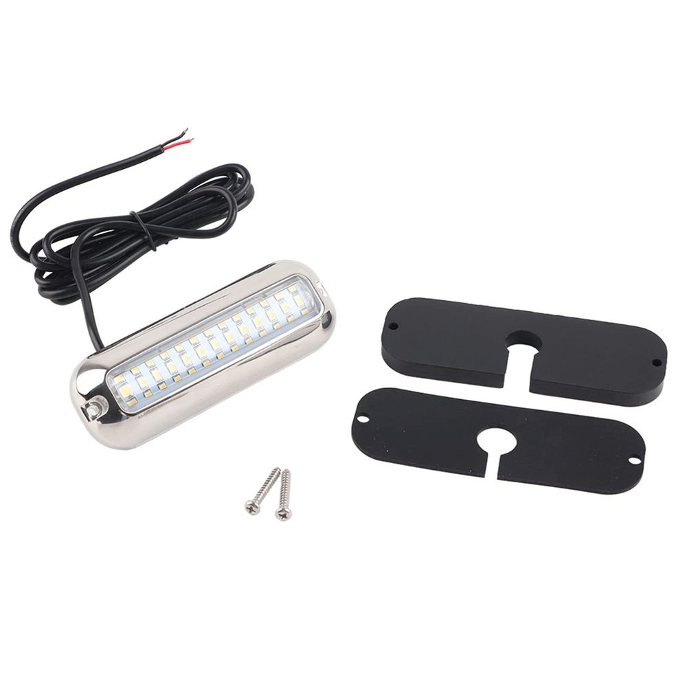 Brilluxa Transom Light, Underwater Boat Lamp and Pontoon LED Light 5.2W 39LEDs, IP68 Underwater Fishing Light for Marine Use (Blue)