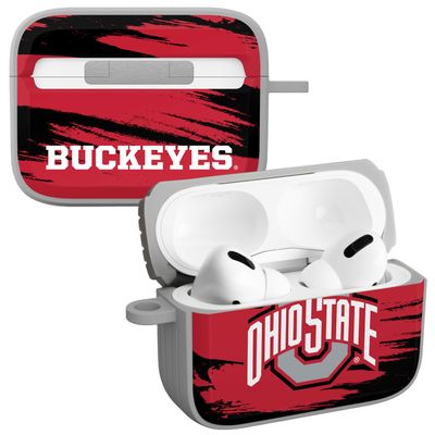 Affinity Bands Ohio State Buckeyes HDX Case Cover Compatible with Apple AirPods Pro 1 & 2 (Paint Stripe)