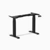 Desky Dual Mini Electric Standing Desk Frame  Compact Height Adjustable Sit Stand Base with Dual Motors, Steel Frame, Memory Settings for Home Office & Small Spaces (Space Gray) view 2
