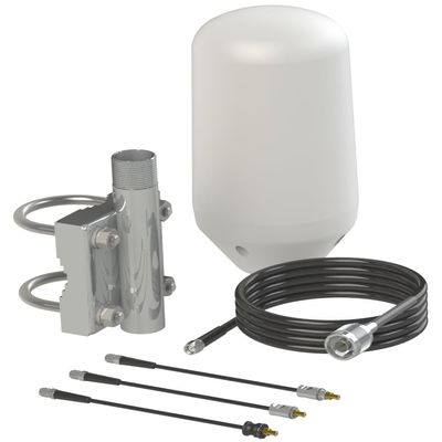 Thuraya Passive Omnidirectional Marine Antenna | High-Gain | Satcom | IP66 Rated | Rugged Build | Omnidirectional | Marine | Easy Install (8m Cable with Mast/Rail Mount)