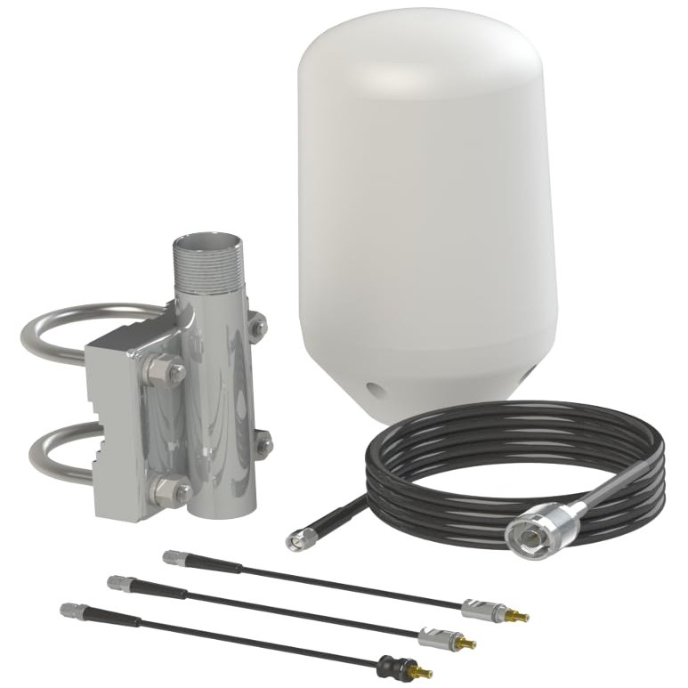 Thuraya Passive Omnidirectional Marine Antenna | High-Gain | Satcom | IP66 Rated | Rugged Build | Omnidirectional | Marine | Easy Install (8m Cable with Mast/Rail Mount)