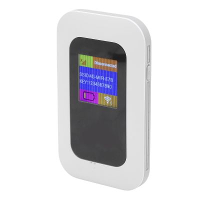 4G WiFi Mobile Hotspot, 300Mbps High Speed WiFi Router with SIM Card Slot, Portable Hotspot Devices 10 Devices Support, for Travel Outdoor Plug & Play