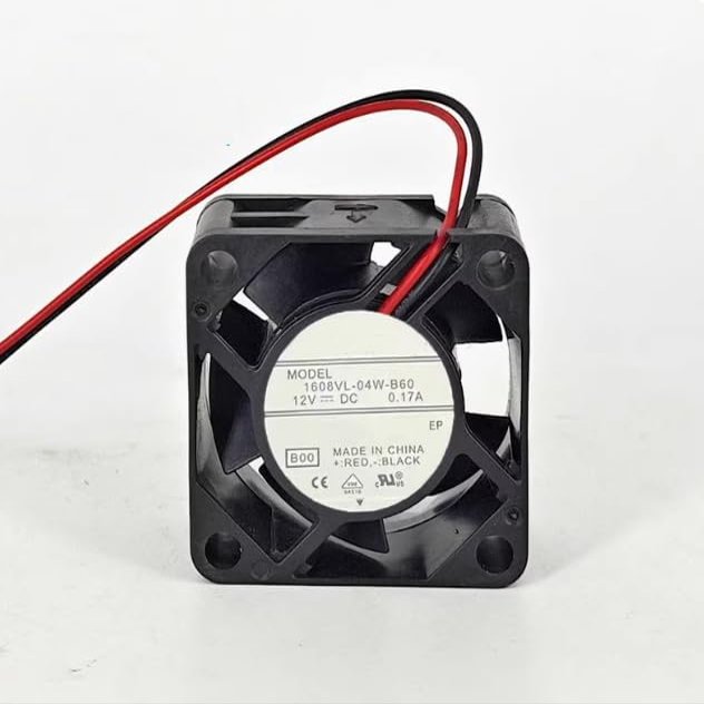 1608VL-04W-B60 DC 12V 0.17A 40x40x20mm 2-Wire Cooling Fan