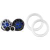 KICKER 51MSS65 LED 6.5" Premium Marine Component with a Pair of 50KLSR65 6.5 Led Speaker Ring Bundle view 1
