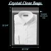 Frametory 10x13 Inches Acid-Free Plastic Sleeves Clear Storage Bags, 50 Pcs Self Sealing Cellophane Bags for Packaging, Clothing & T Shirts view 2