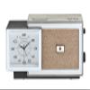 B7801 Fidelity Retro Modern Clock Radio  Bulova 150th Anniversary Edition, Solid American Ash Case, Bluetooth Speaker, FM Radio, USB-A & USB-C Charging, Lighted Dial, Alarm with Snooze view 1