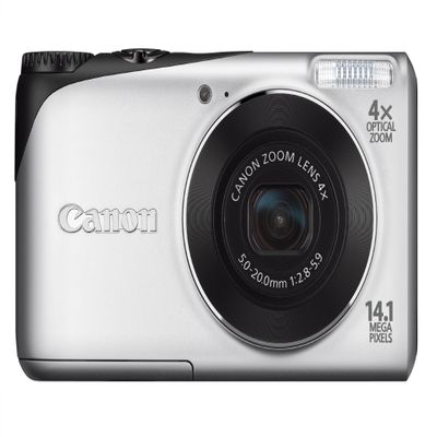 Canon Powershot A2200 14.1 MP Digital Camera with 4x Optical Zoom (Silver) (Renewed)