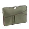 14 in. Crescent Nylon Laptop Sleeve, Green view 1