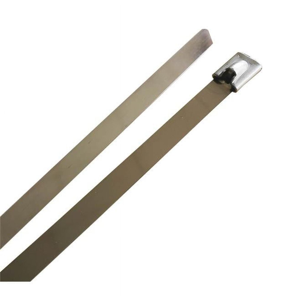 14 in. Ball Lock Cable Tie, Silver - Pack of 5