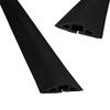 5 ft. D-2 Rubber Duct Cord Cover & Rubber Cable Protector Black view 1