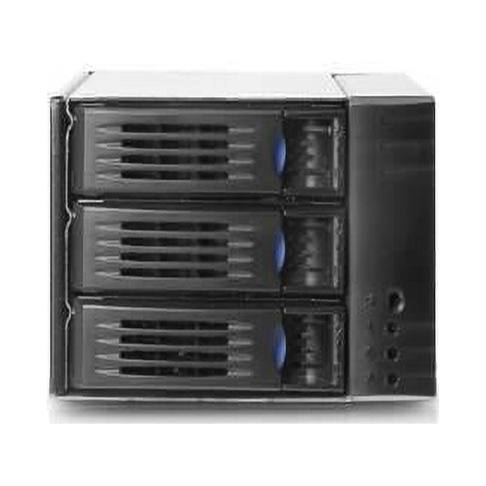 3.5 in. 3 Bay HDD Enclosure with 12Gb per Second SAS and SATA Backplane Brown Box