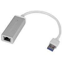 USB 3.0 to Gigabit Network Adapter - Silver