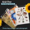 Frametory 5x7 Inches Acid-Free Plastic Sleeves Clear Storage Bags, 50 Pcs Self Sealing Cellophane Bags for 5X7 Cards Photos A6 A7 Envelopes view 4