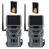 SPYPOINT Flex-S Dark Solar Cellular Trail Camera, Integrated Solar Panel, On-Demand Capable, LTE Connectivity, 100-foot Flash/Detection Range with LIT-22 Rechargeable Batteries Option (2 Pack) view 1