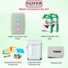 Fujifilm Instax Mini Link 3 Smartphone Printer  Sage Green Bundle with a Matching Protective Case, Twin Pack Instant Film (20 Sheets), Hanging Photo Frames, and Premium Microfiber Cleaning Cloth view 2