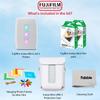 Fujifilm Instax Mini Link 3 Smartphone Printer  Clay White Bundle with a Protective Case, Twin Pack Instant Film (20 Sheets), Hanging Photo Frames, and Premium Microfiber Cleaning Cloth view 2