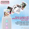 Fujifilm Instax Mini Link 3 Smartphone Printer  Clay White Bundle with a Protective Case, Twin Pack Instant Film (20 Sheets), Hanging Photo Frames, and Premium Microfiber Cleaning Cloth view 4