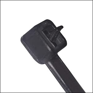 14 in. Ultra Violet Black Cable Tie, 50 lbs - Pack of 100