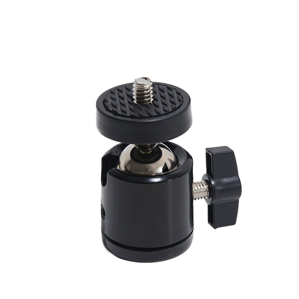 1pc Mi/ni Tripod Ball Head 1/4 & 3/8 Shoe Adapter Cradle for DSLR Camera 360 Rotatable Camera Tripod Bracket Mount(3-8)