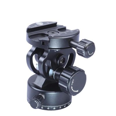 All-Metal 2D 360 Panning Panoramic Panorama Clamp Head Ballhead for Fit Camera Quick Release Plate Tripod Monopod