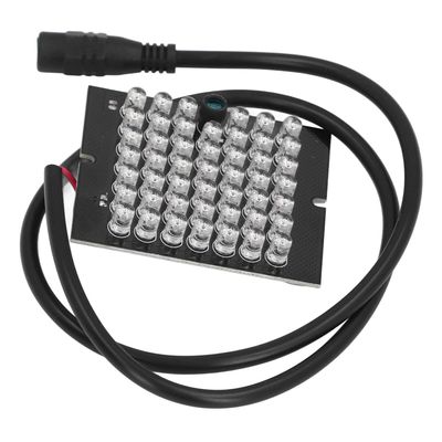 940nm Infrared Camera Lamp Board 48 LEDs Automatic Sensing Night Vision Auxiliary Light for CCTV Security Camera DC12V Indoor Use Compact Design
