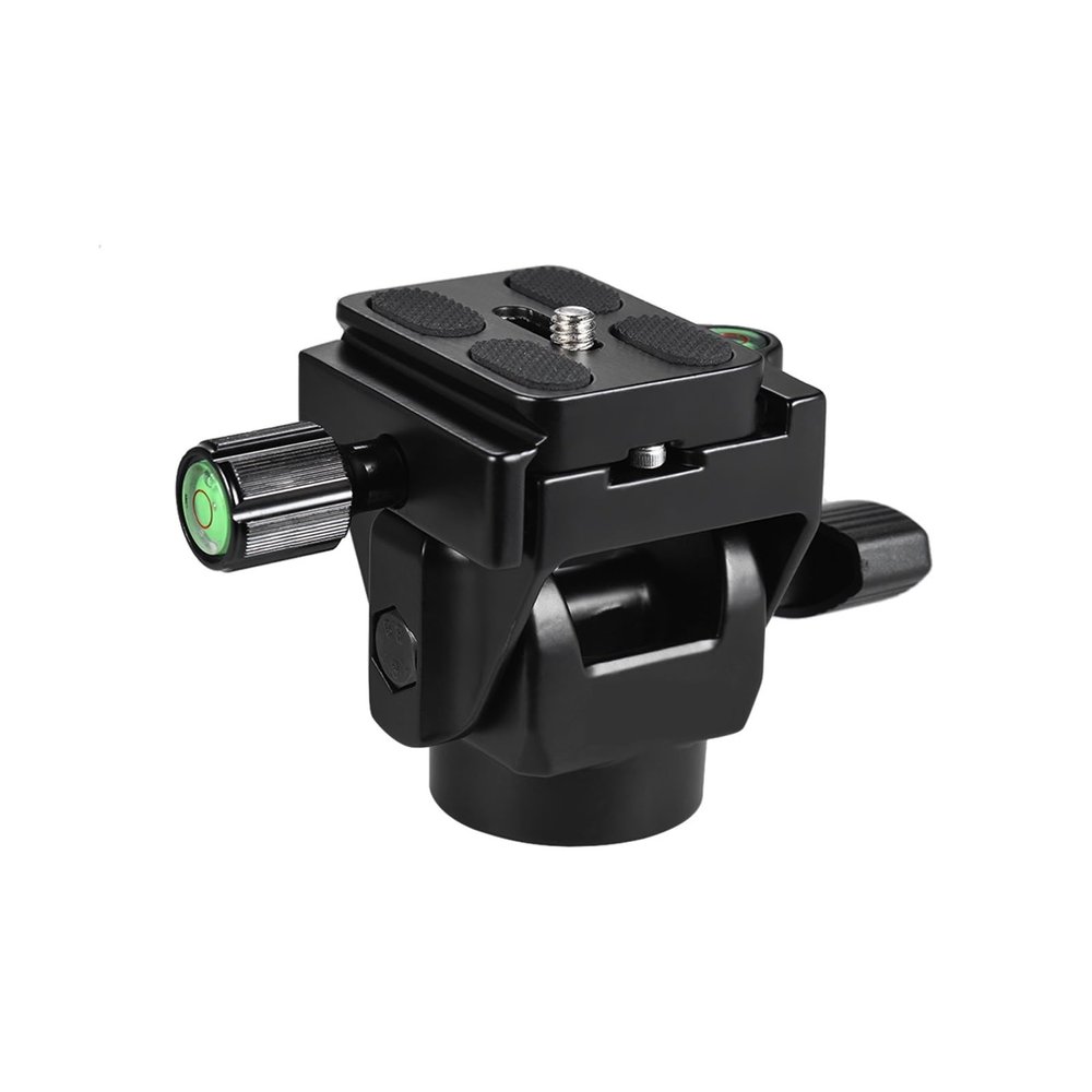 QXCIVR M-12 Monopod Tilt Head Panoramic Head Telephoto Bird Watching Ball Head with Quick Release Plate 1/4in Screw for Monopod(1pcs Plate)