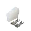 CHAOF 1Set 2 Pin Mala Electrical Cable Connector 6.3 MM Automotive Wire Harness Plug with Terminal for Car 6070-2471 6070-2481(DJ7022A-6.3-21,5 Sets) view 1