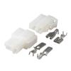 CHAOF 1Set 2 Pin Mala Electrical Cable Connector 6.3 MM Automotive Wire Harness Plug with Terminal for Car 6070-2471 6070-2481(DJ7022A-6.3-21,5 Sets) view 2