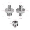 1/4"-20 to 3/8"-16 Threaded Screw Adapter Converter Female Spigot Reducer Bushing Screw Mount Set for Camera Tripod Ballhead view 2