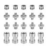 1/4"-20 to 3/8"-16 Threaded Screw Adapter Converter Female Spigot Reducer Bushing Screw Mount Set for Camera Tripod Ballhead view 4