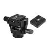 QXCIVR M-12 Monopod Tilt Head Panoramic Head Telephoto Bird Watching Ball Head with Quick Release Plate 1/4in Screw for Monopod(2pcs Plate) view 1
