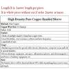 1M Tinned Plating Copper Braided Sleeve 4 to 28mm Expandable Metal Sheath Screening Audio Signal Wire Cable Shield(Golden,10mm) view 2