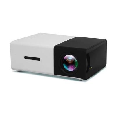 MVUYO Mini LED Projector 320x240P compatible Audio Home Media Player Beamer(D)
